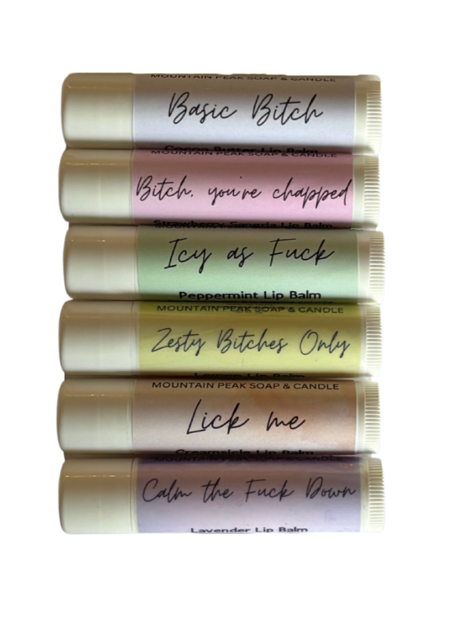 Sweary Lip Balms