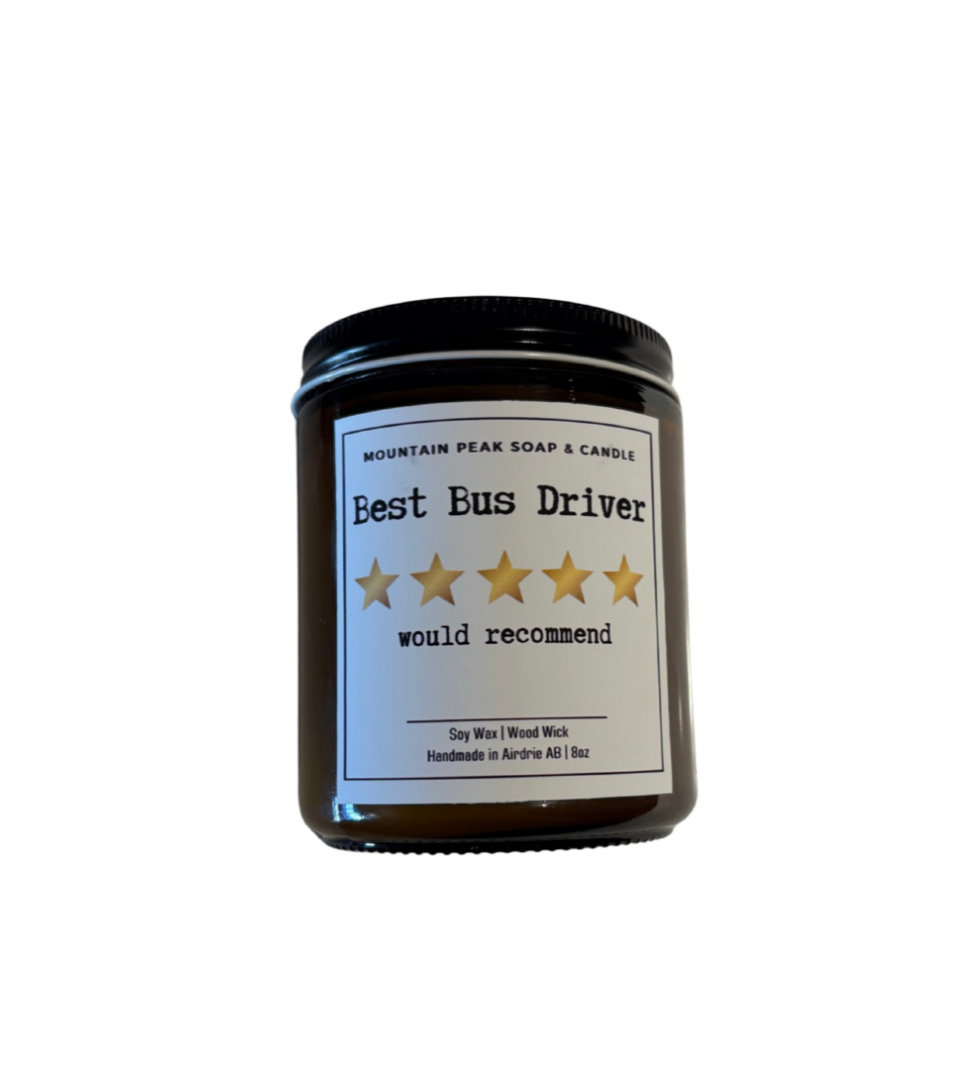 Best Bus Driver Candle