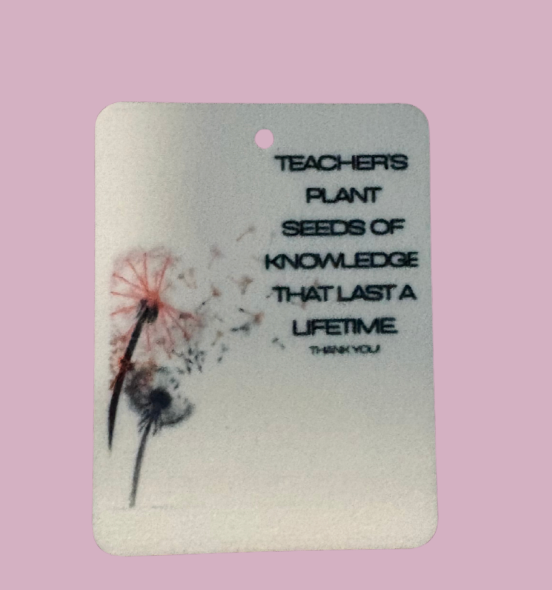 Car Air Freshener - teacher