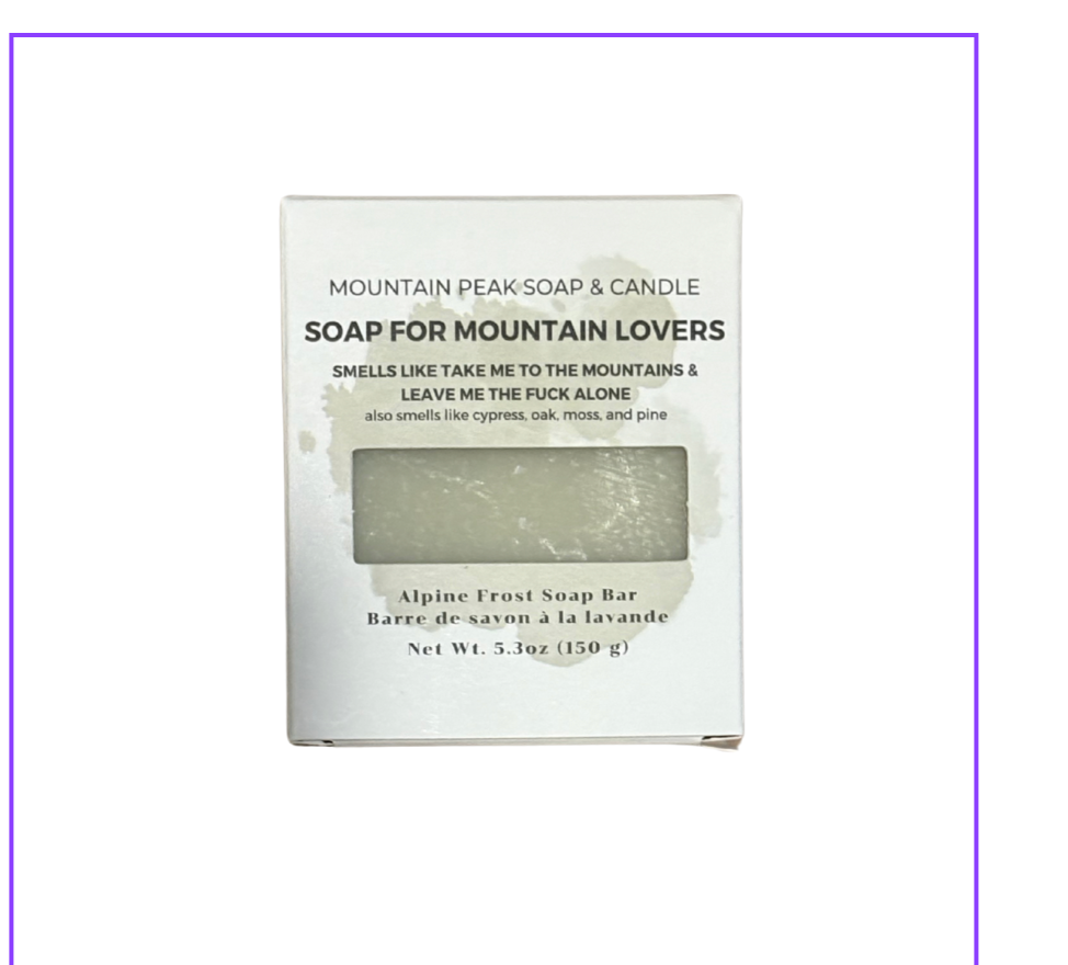 Soap for Mountain lovers