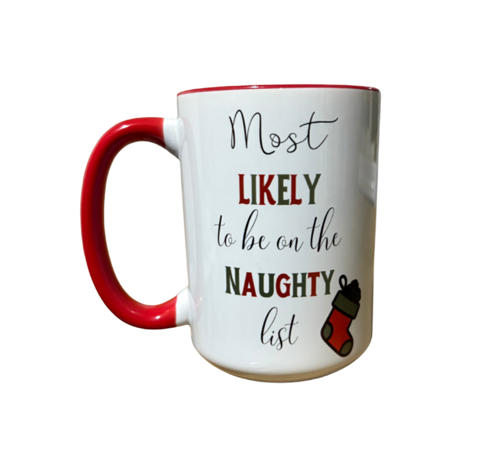 🎅 Christmas Mugs — For the Naughty, the Nice, and the “I Tried” Crew