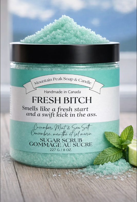 Luxury (but still fucking sassy) Sugar Scrubs