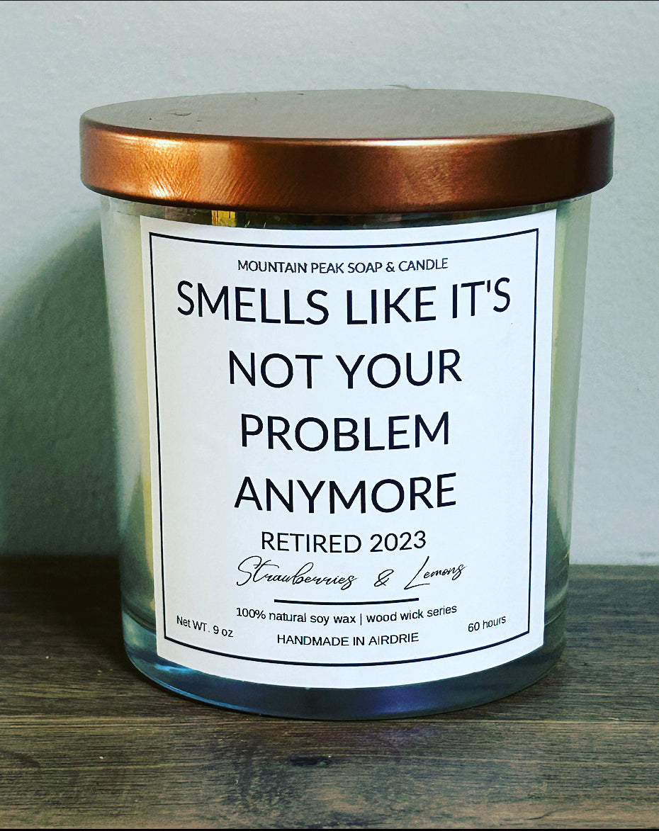 Retirement 2023 Candle