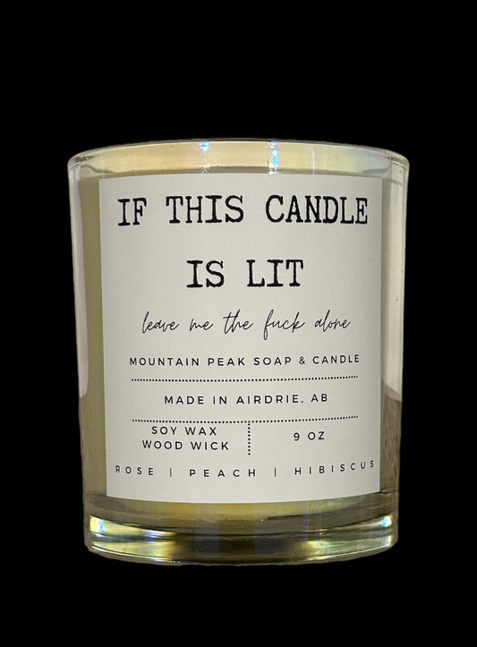 Leave me Alone Candle