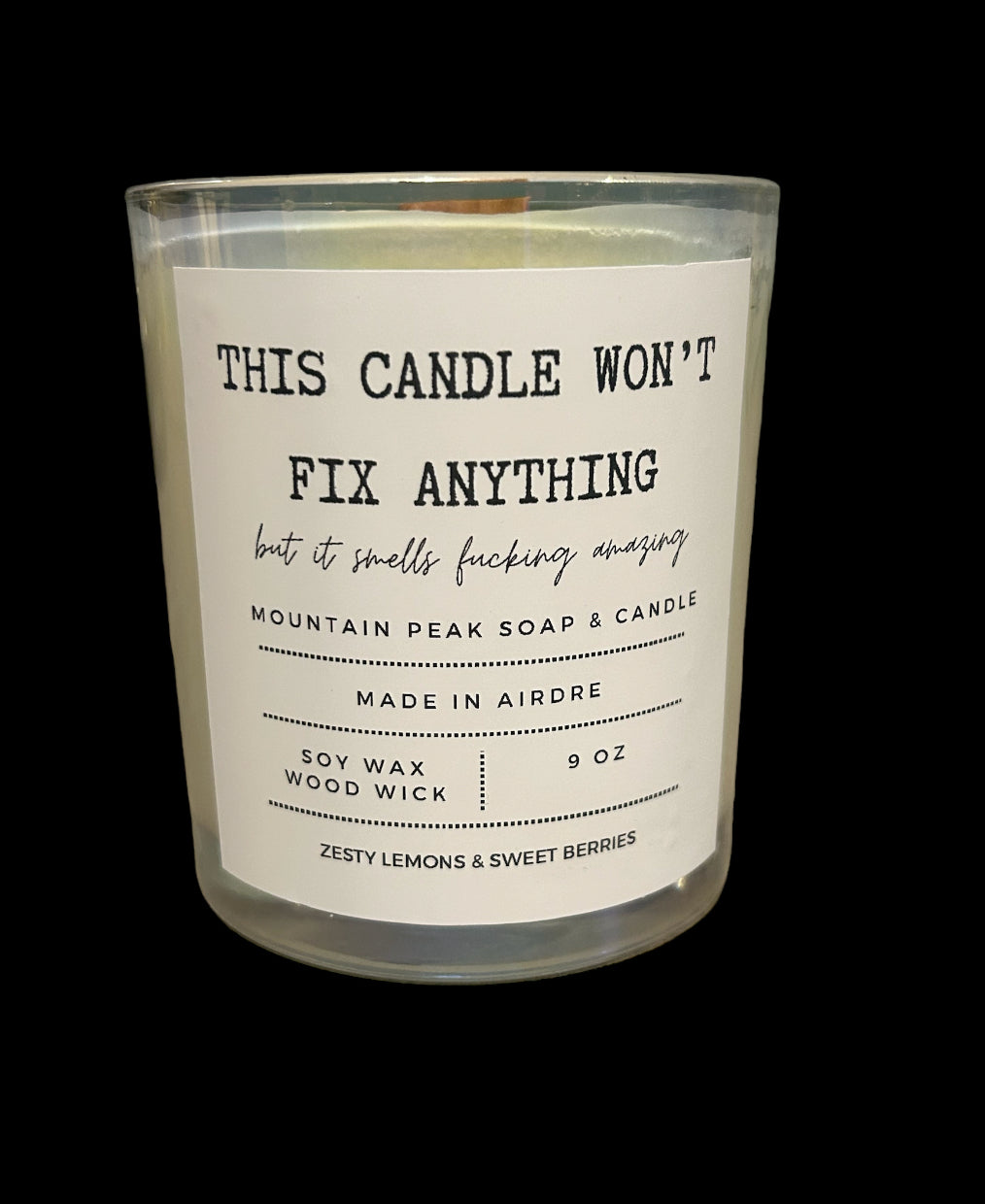 This Candle Won’t Fix Anything