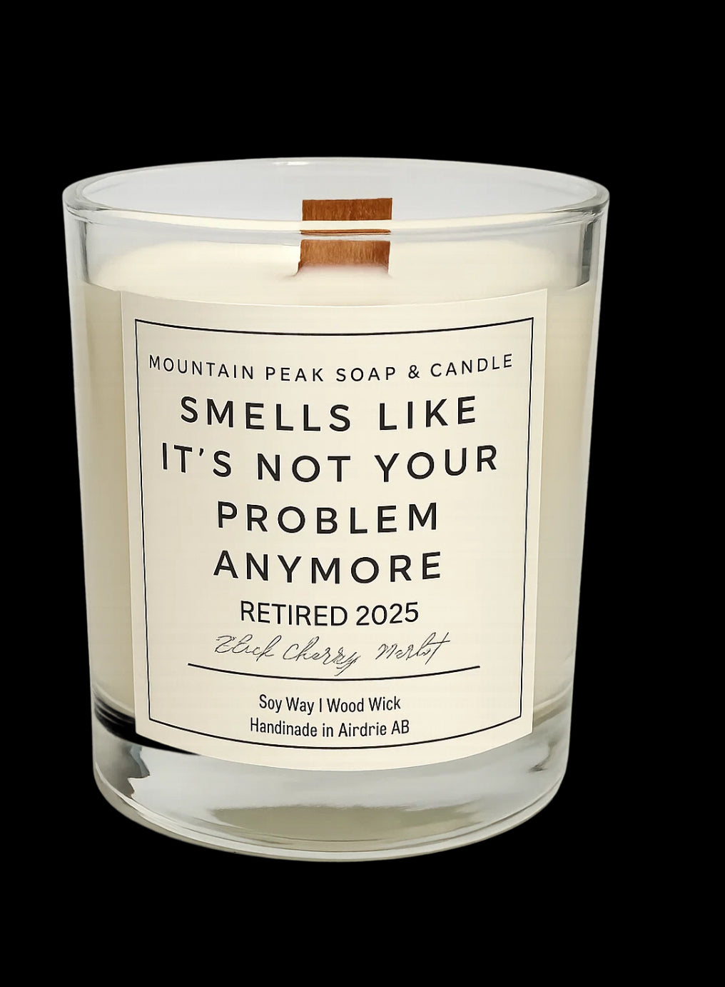 Retirement 2025 Candle