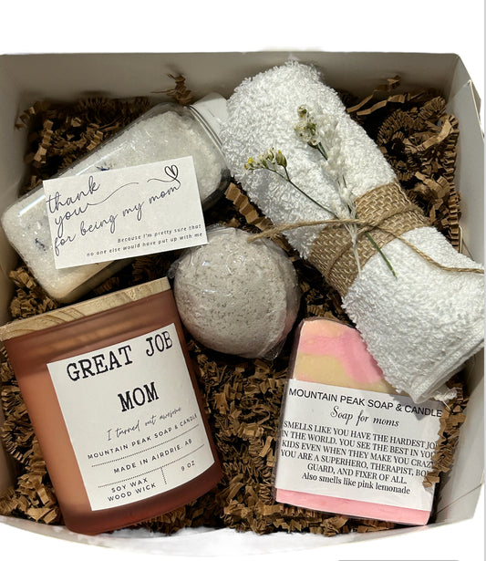 Mother’s Day gift boxes.