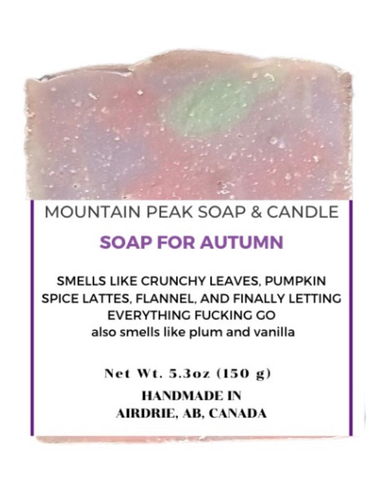 Soap for autumn