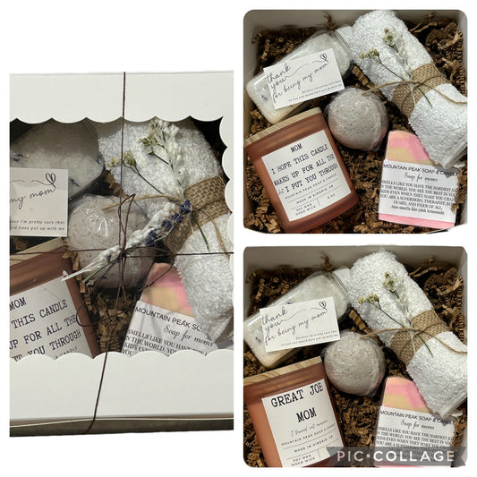 Mother’s Day gift boxes.