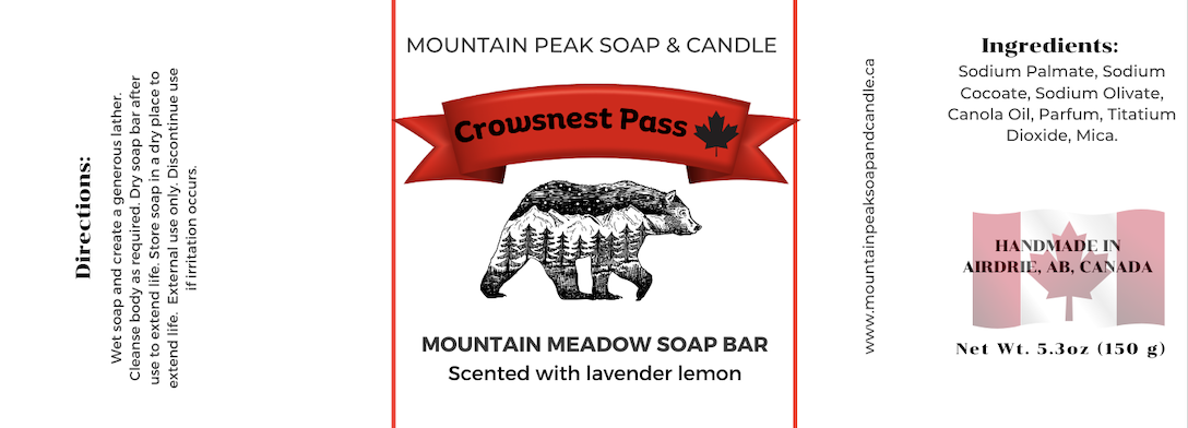 Crowsnest soap