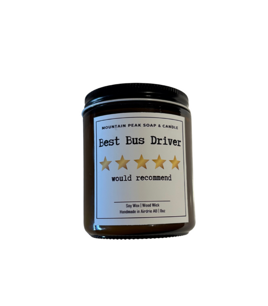 Best Bus Driver Candle