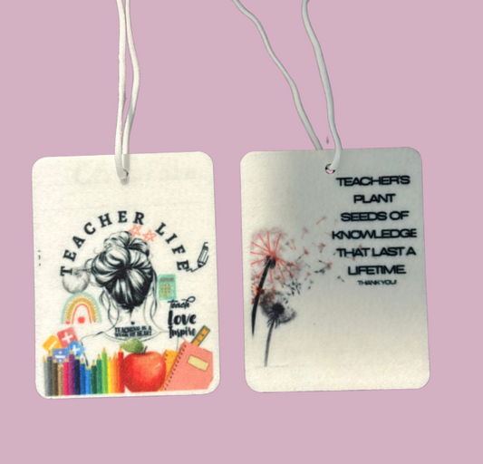 Car Air Freshener - teacher