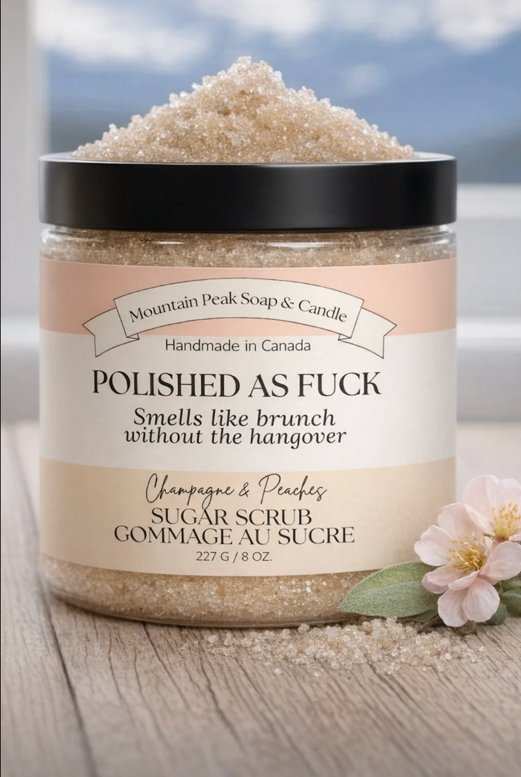 Luxury (but still fucking sassy) Sugar Scrubs