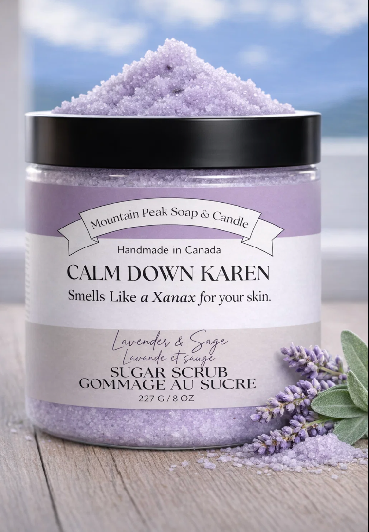 Luxury (but still fucking sassy) Sugar Scrubs