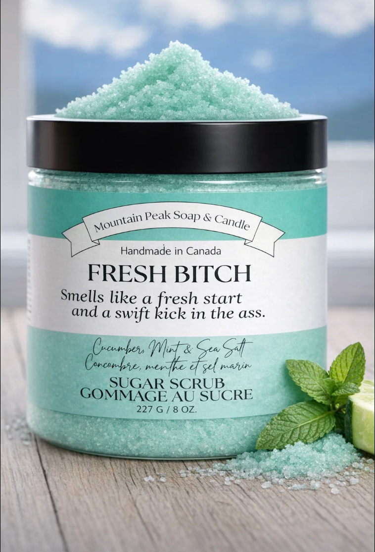 Luxury (but still fucking sassy) Sugar Scrubs